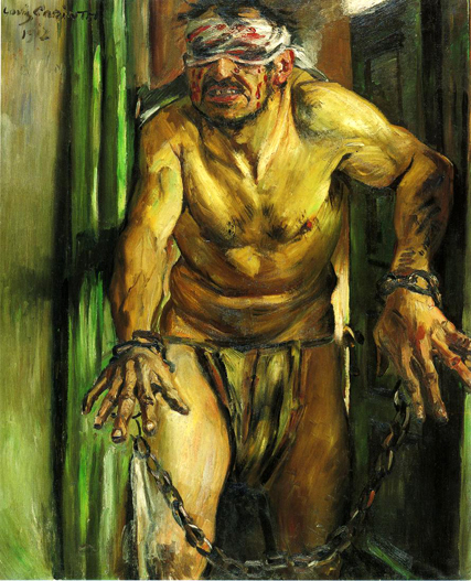 The Blinded Samson (1912) - Lovis Corinth Tablo