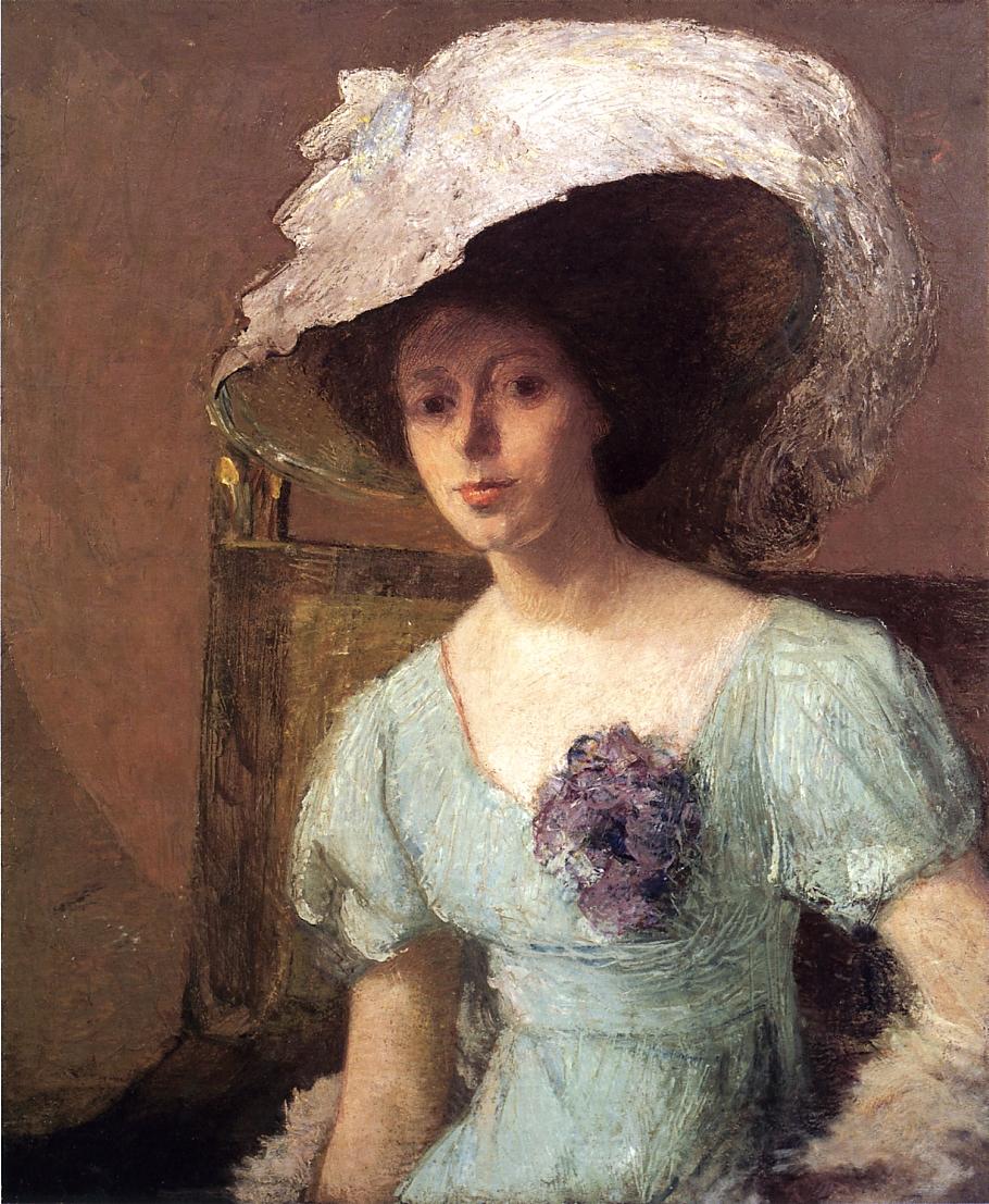 The Blue Gown (1907) - Julian Alden Weir Tablo