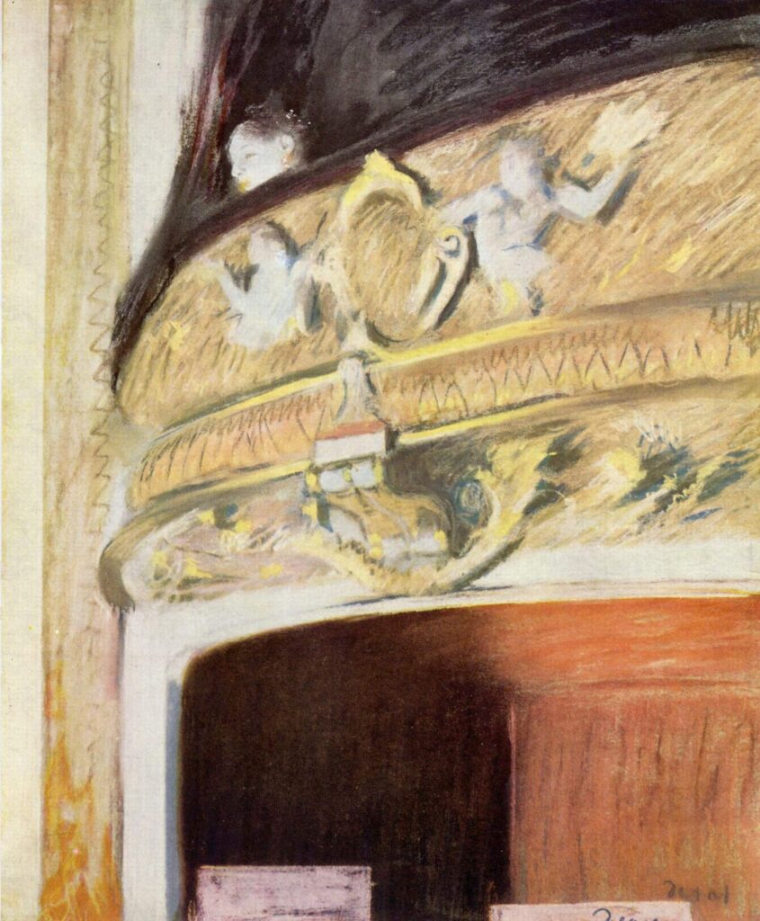 The Box at the Opera (1880) - Edgar Degas Tablo