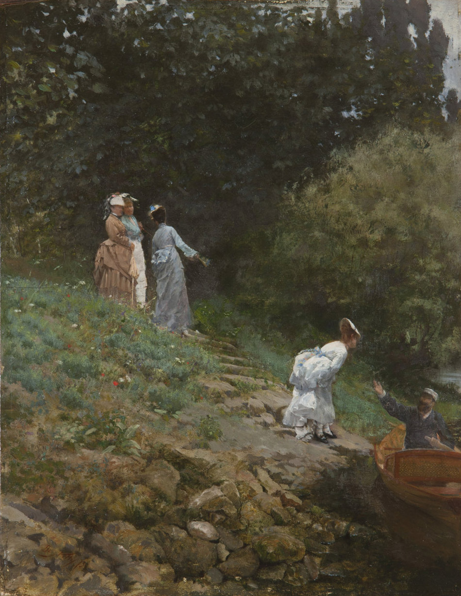 The Camembert (1873) - Giuseppe De Nittis Tablo