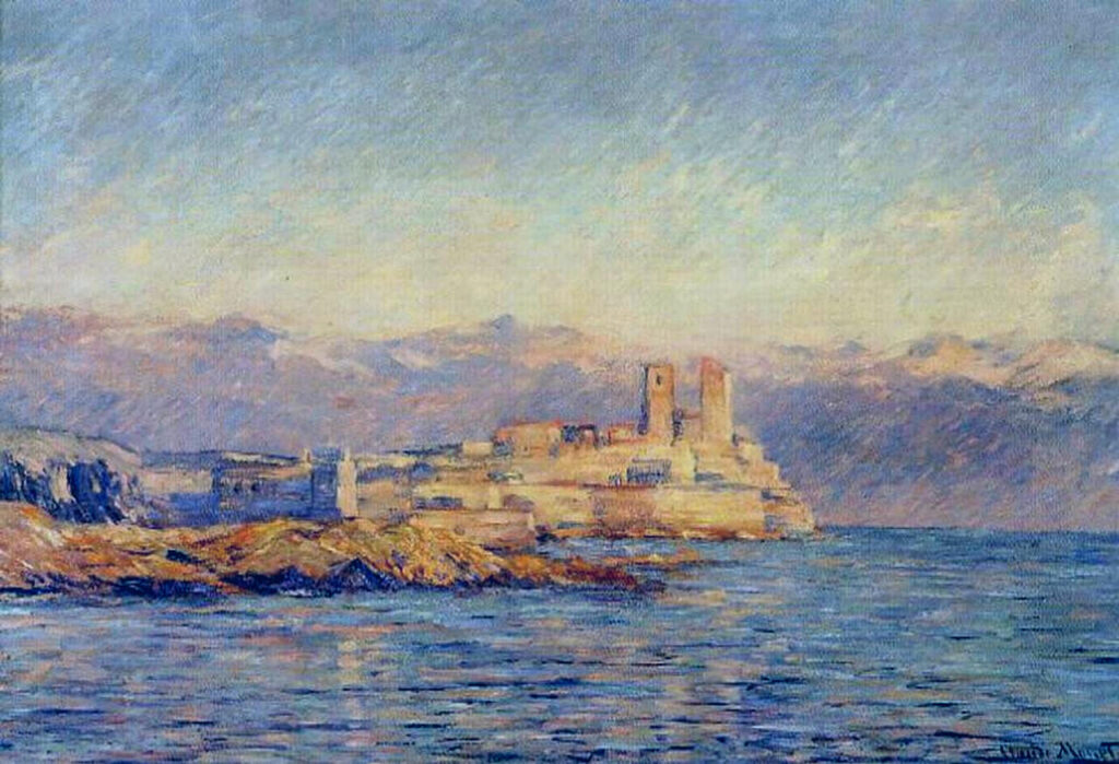 The Castle in Antibes (1888) - Claude Monet Tablo