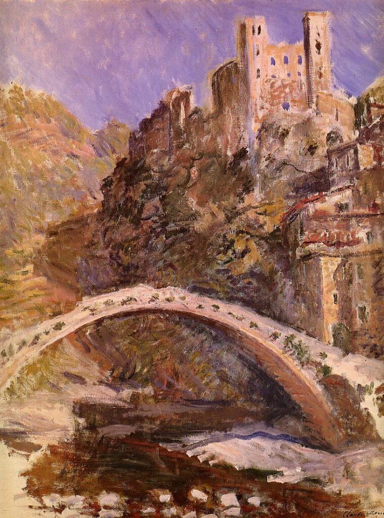 The Castle of Dolceacqua (1884) - Claude Monet Tablo
