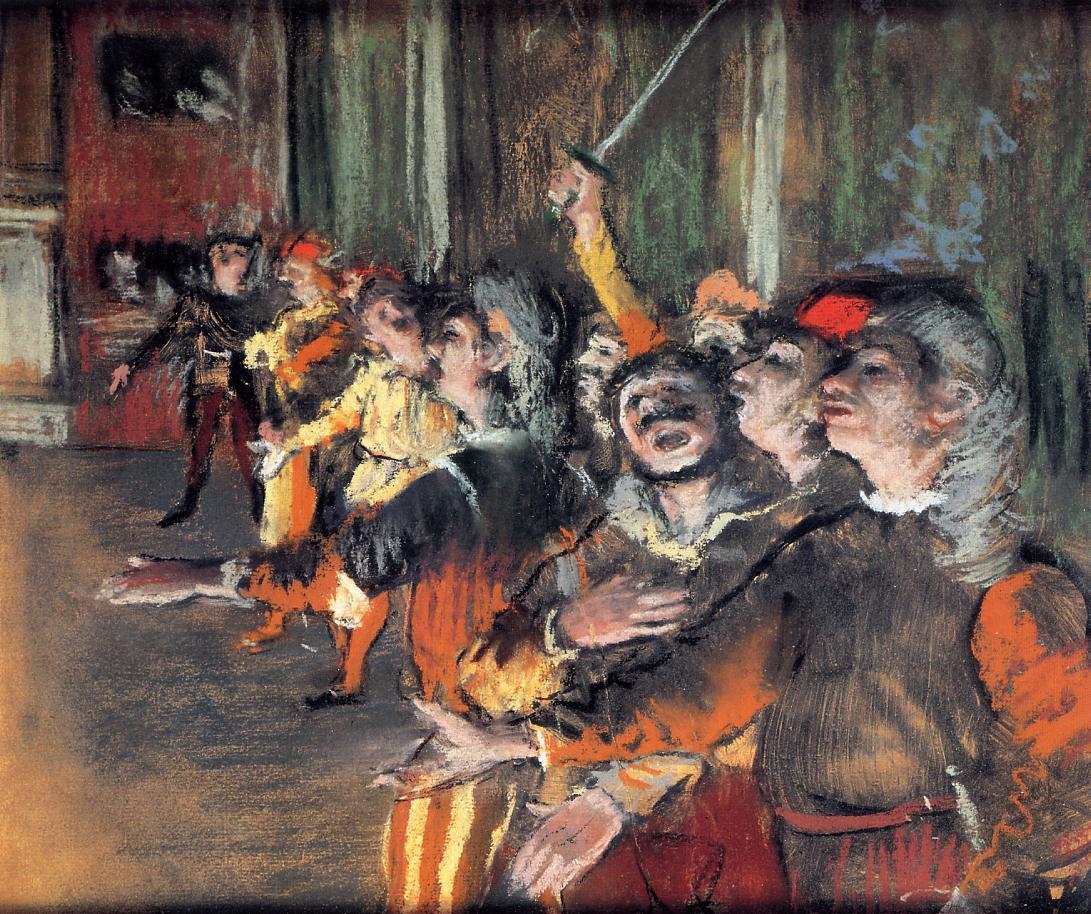 The Chorus (1877) - Edgar Degas Tablo