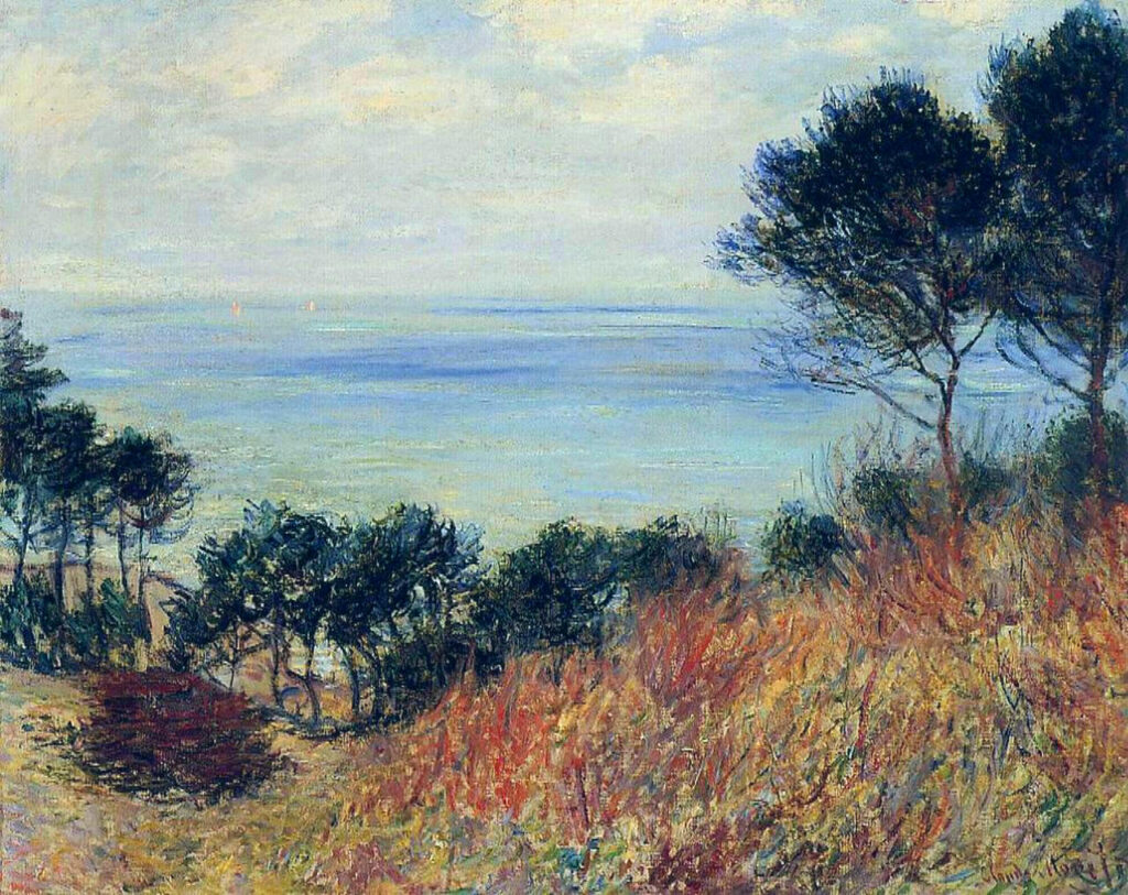 The Coast of Varengeville (1882) - Claude Monet Tablo