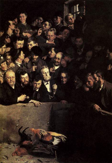 The Cock Fight (1882) - Emile Claus Tablo