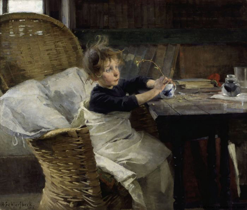 The Convalescent (1888) - Helene Schjerfbeck Tablo