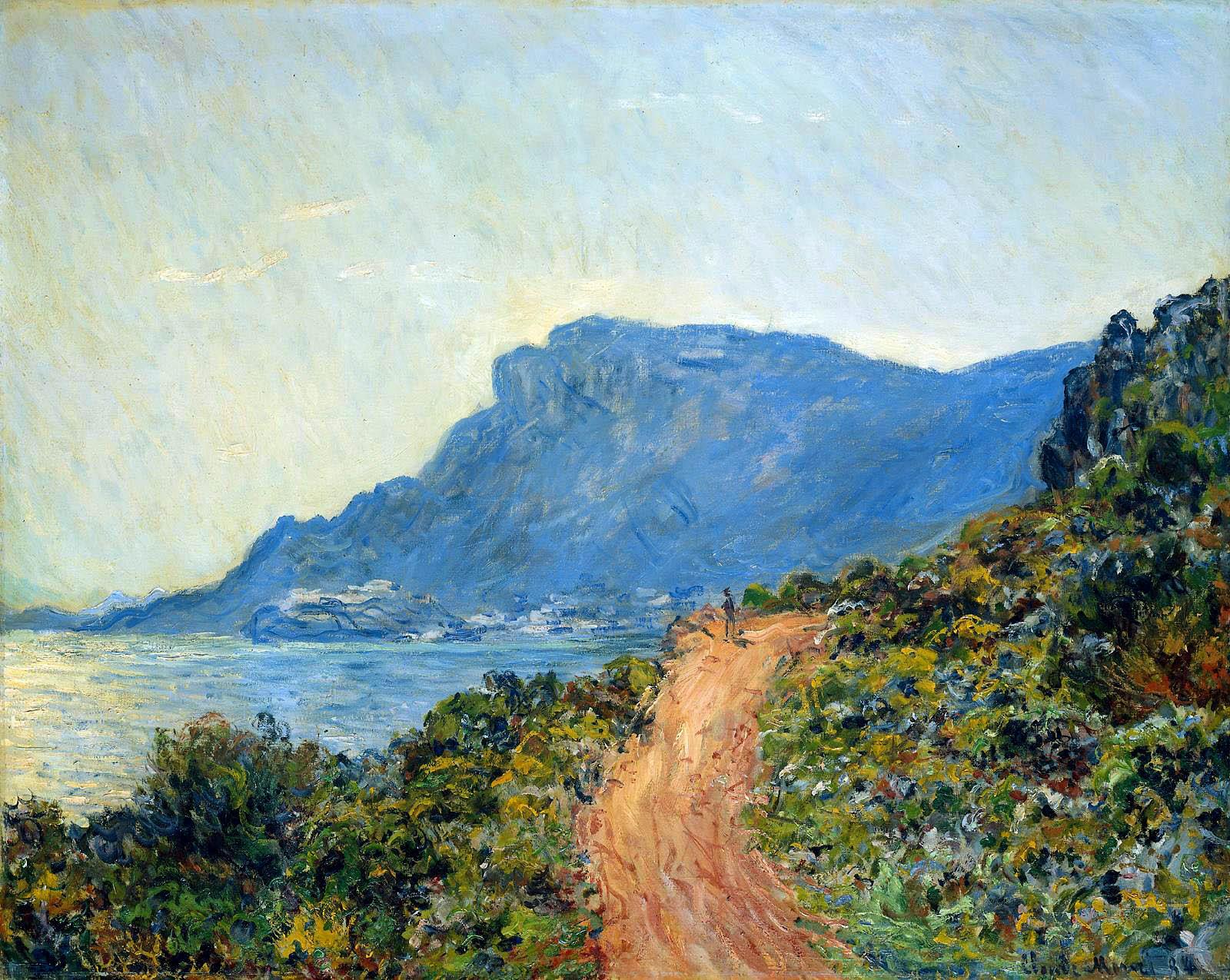 The Corniche of Monaco (1884) - Claude Monet Tablo