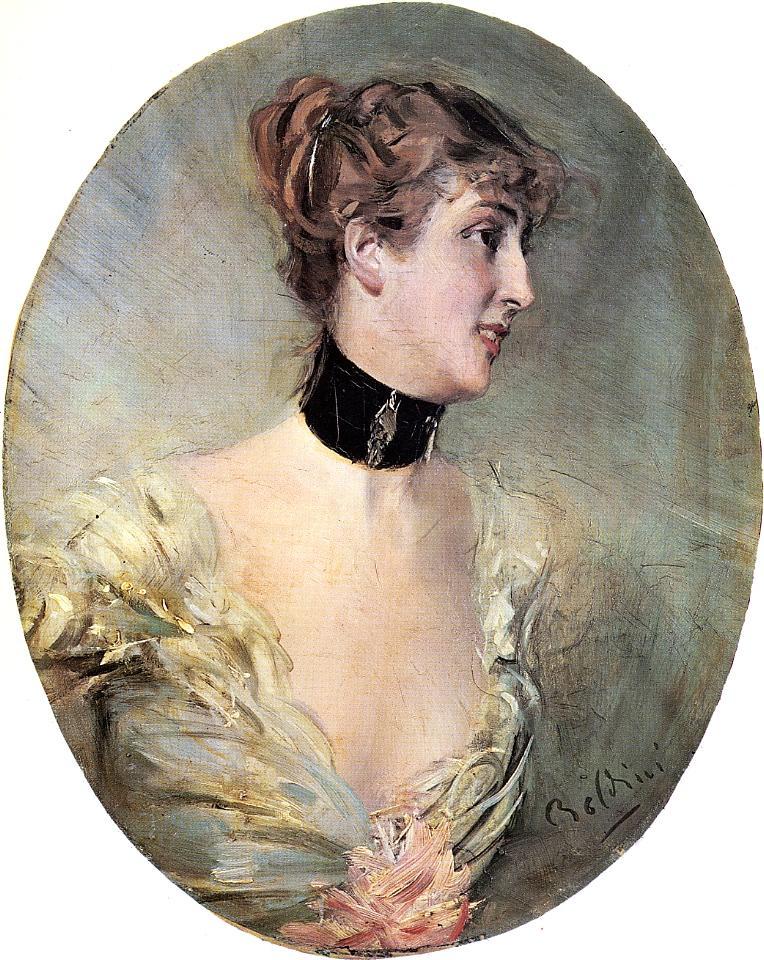 The Countess Ritzer (1894) - Giovanni Boldini Tablo