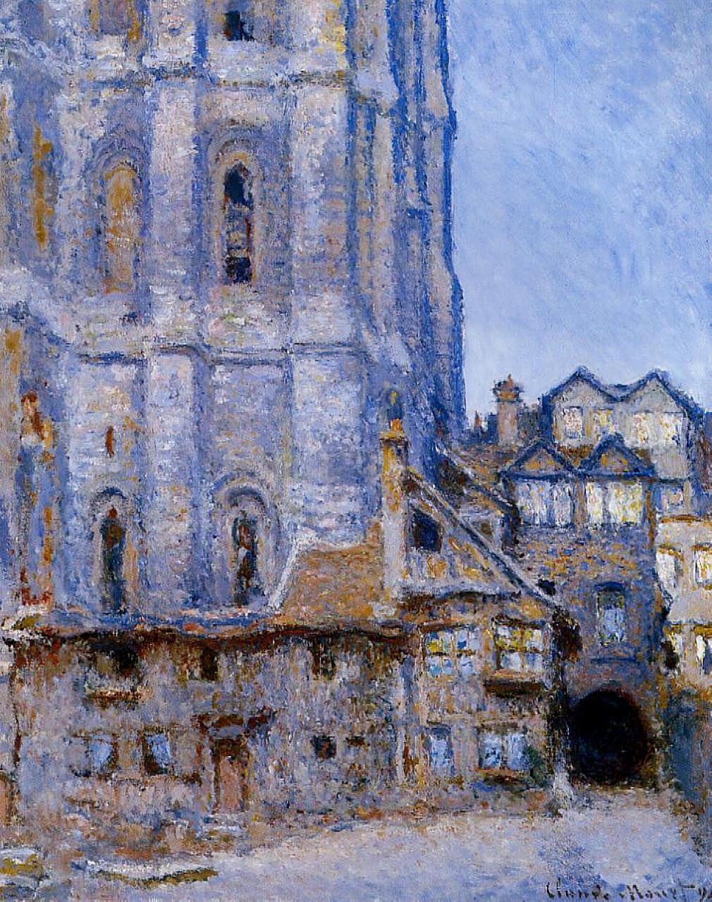 The Cour d'Albane (1892) - Claude Monet Tablo