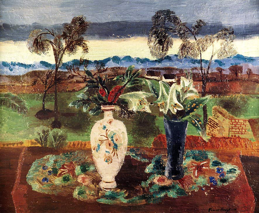 The Croft, Still Life with Divan (1931) - Frances Hodgkins Tablo