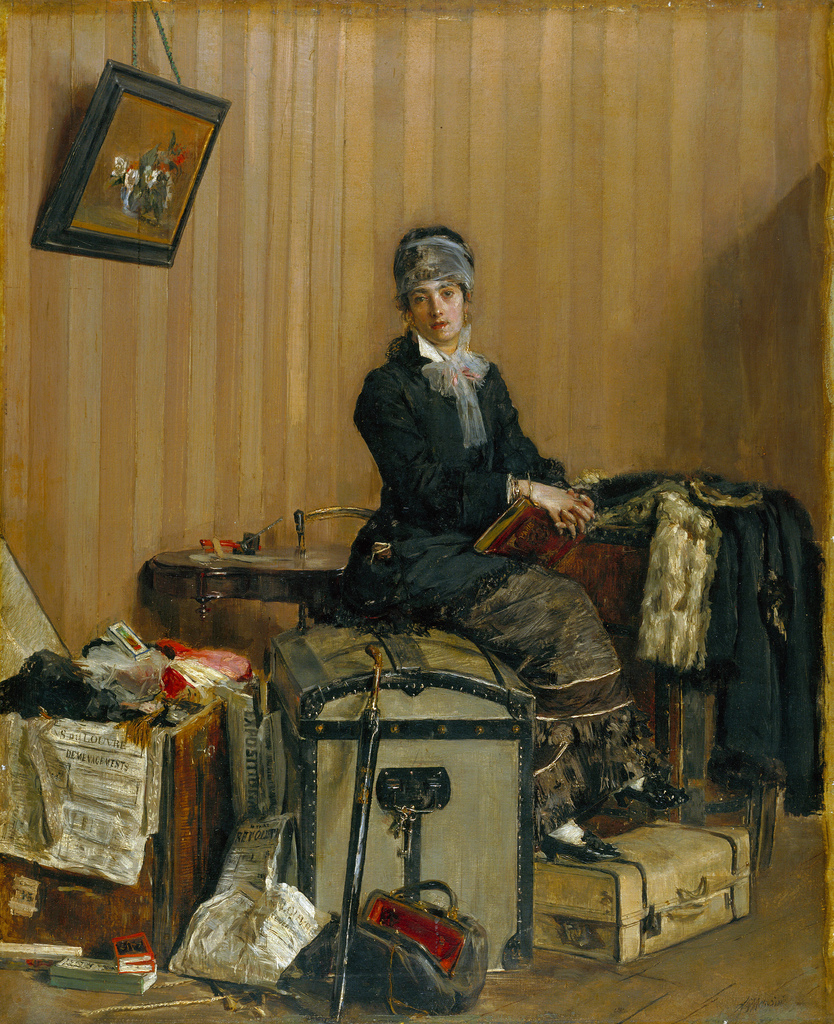 The Customs (1877) - Antonio Mancini Tablo