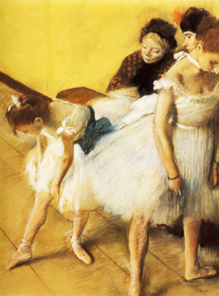 The Dancing Examination (1880) - Edgar Degas Tablo