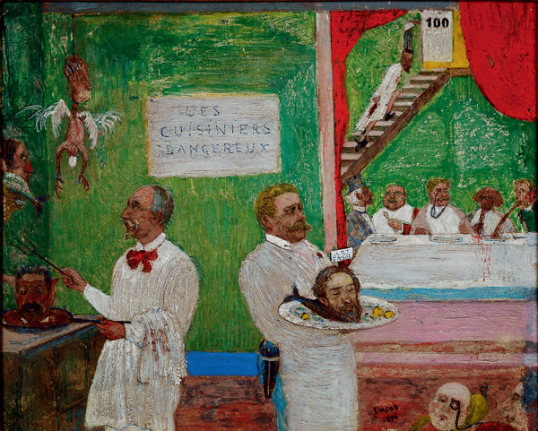 The Dangerous Cooks (1896) - James Ensor Tablo