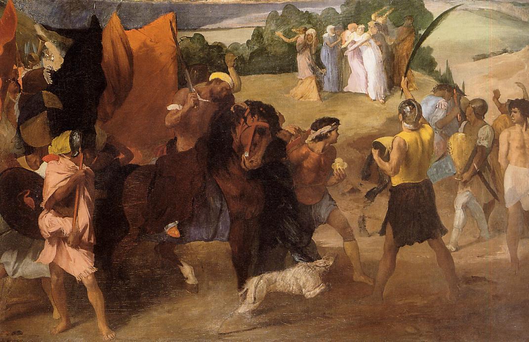 The Daughter of Jephtha (1859) - Edgar Degas Tablo