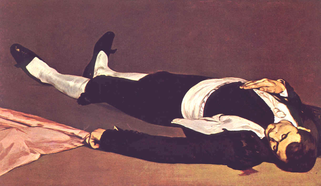 The Dead Toreador (1865) - Edouard Manet Tablo