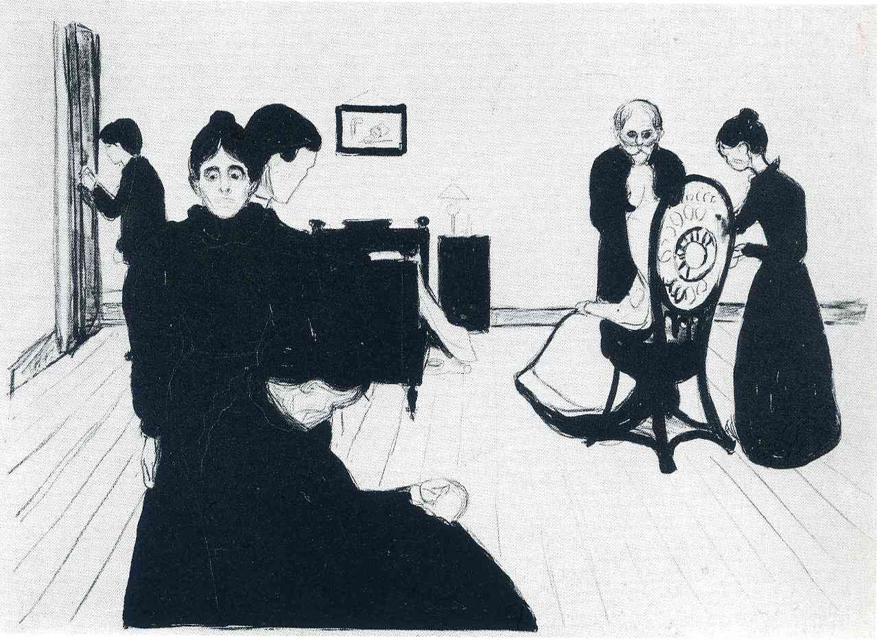 The Death Chamber (1896) - Edvard Munch Tablo