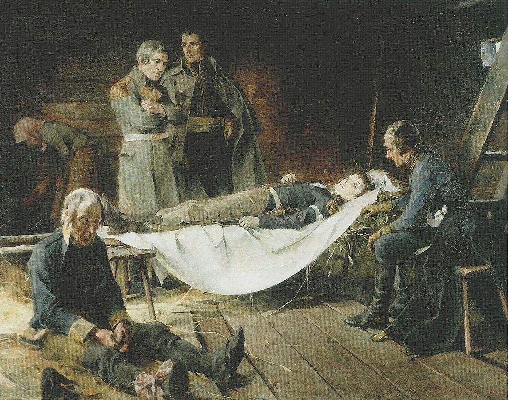 The Death of Wilhelm Von Schwerin (1886) - Helene Schjerfbeck Tablo