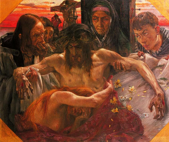 The Deposition (1895) - Lovis Corinth Tablo