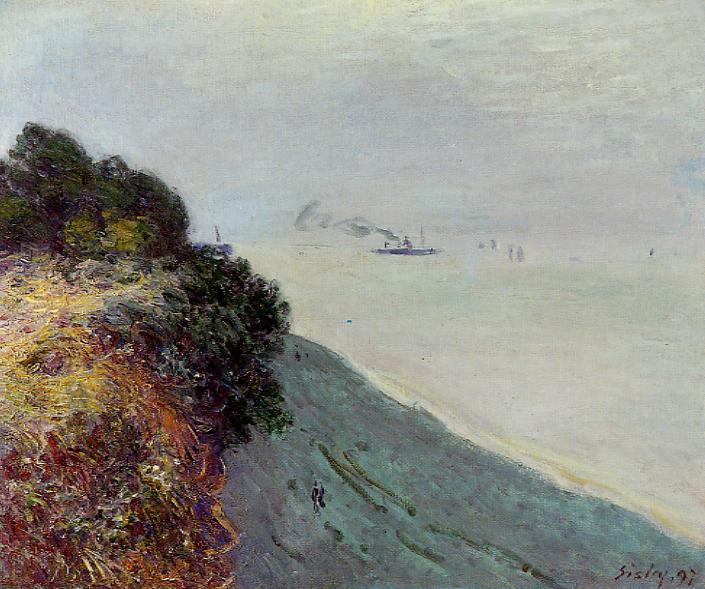 The English Coast, Penarth (1897) - Alfred Sisley Tablo
