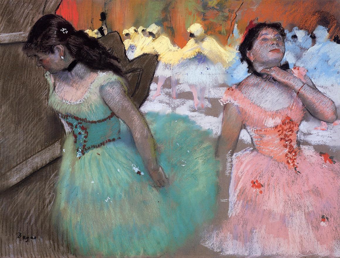 The Entrance of the Masked Dancers (1879) - Edgar Degas Tablo