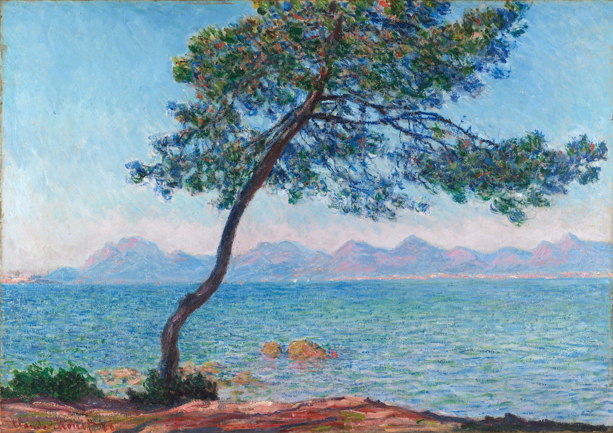 The Esterel Mountains (1888) - Claude Monet Tablo