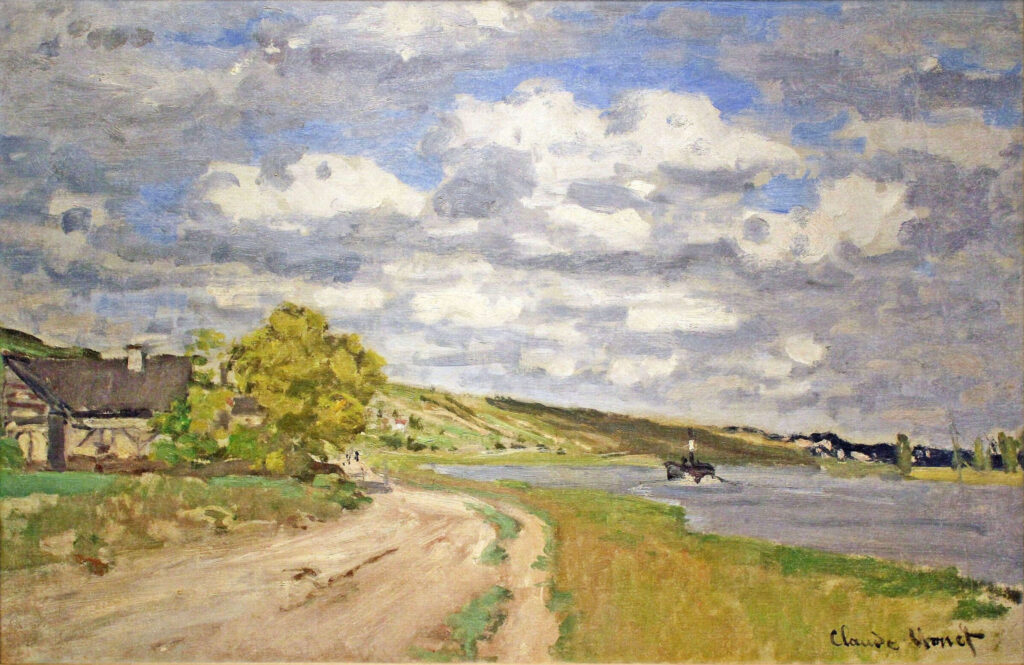 The Estuary of the Siene (1868) - Claude Monet Tablo