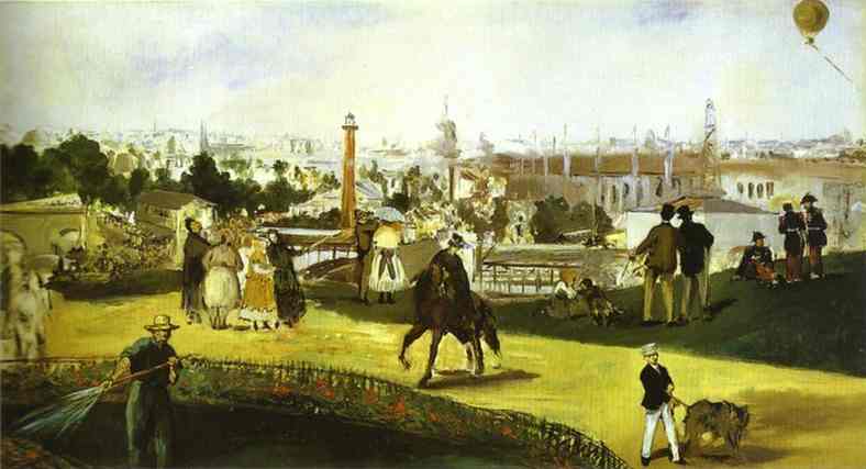 The Exposition Universelle (1867) - Edouard Manet Tablo