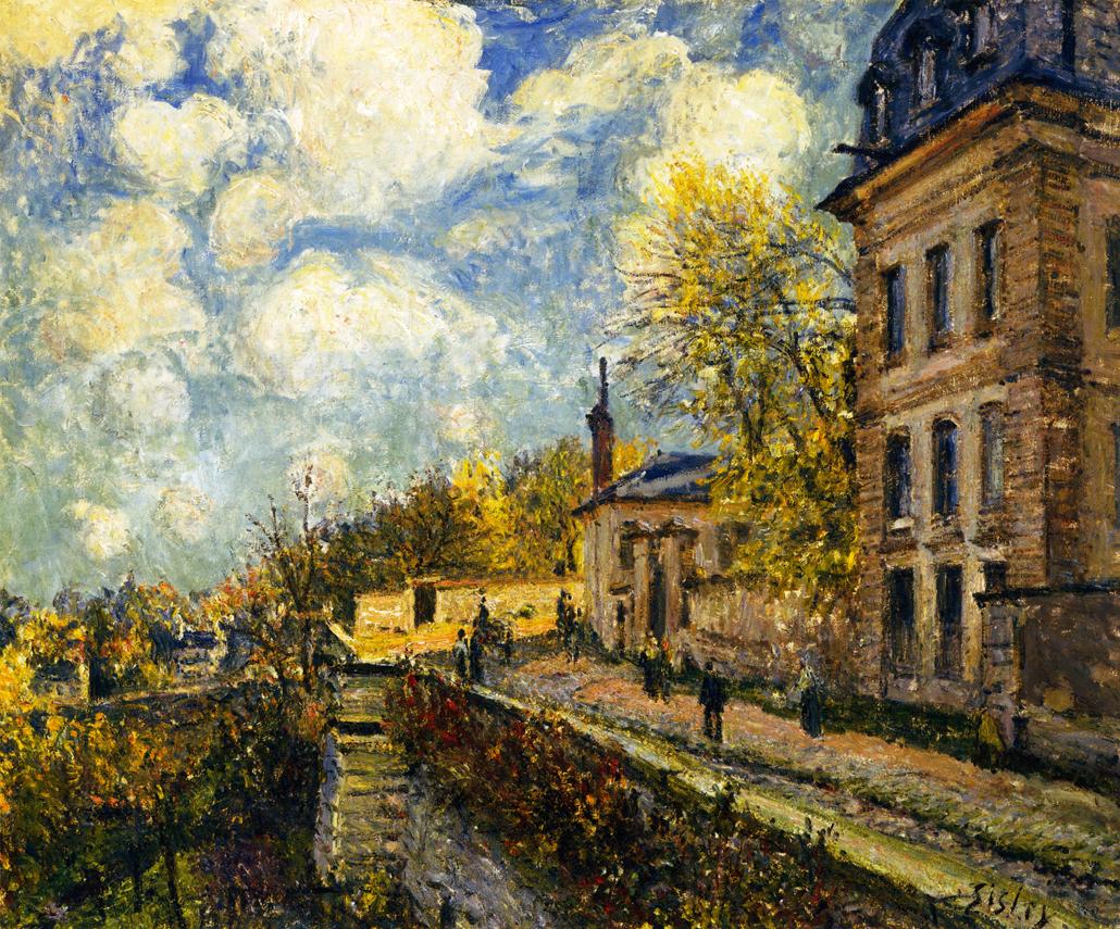 The Factory at Sevres (1879) - Alfred Sisley Tablo