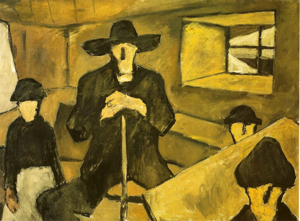 The Family - Albin Egger-Lienz Tablo