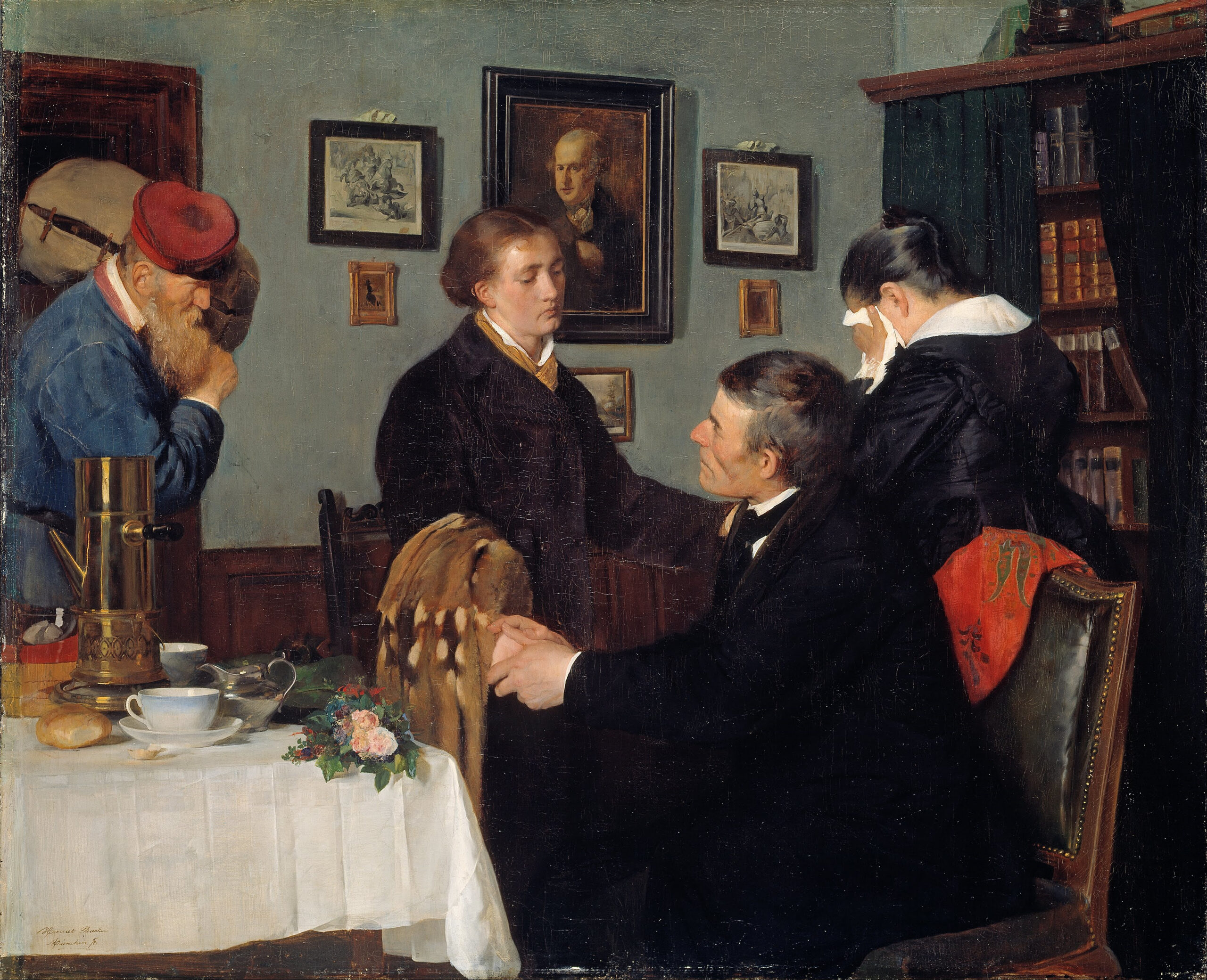 The Farewell (1878) - Harriet Backer Tablo