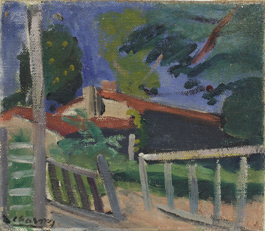 The Fence at Marnat (1915) - Émilie Charmy Tablo