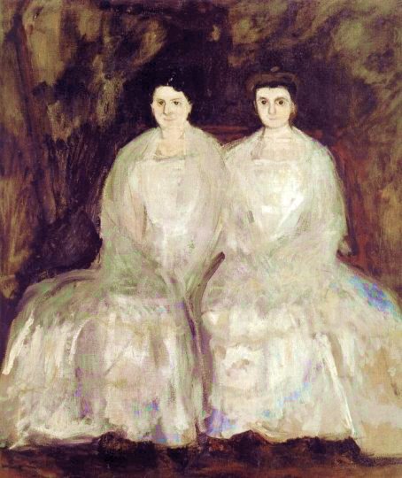 The Fey Sisters (Karoline & Pauline) (1905) - Richard Gerstl Tablo