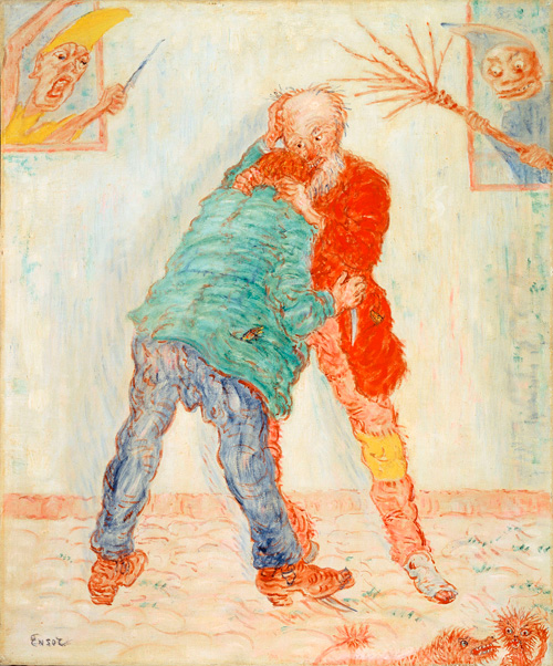 The Fight (1925) - James Ensor Tablo