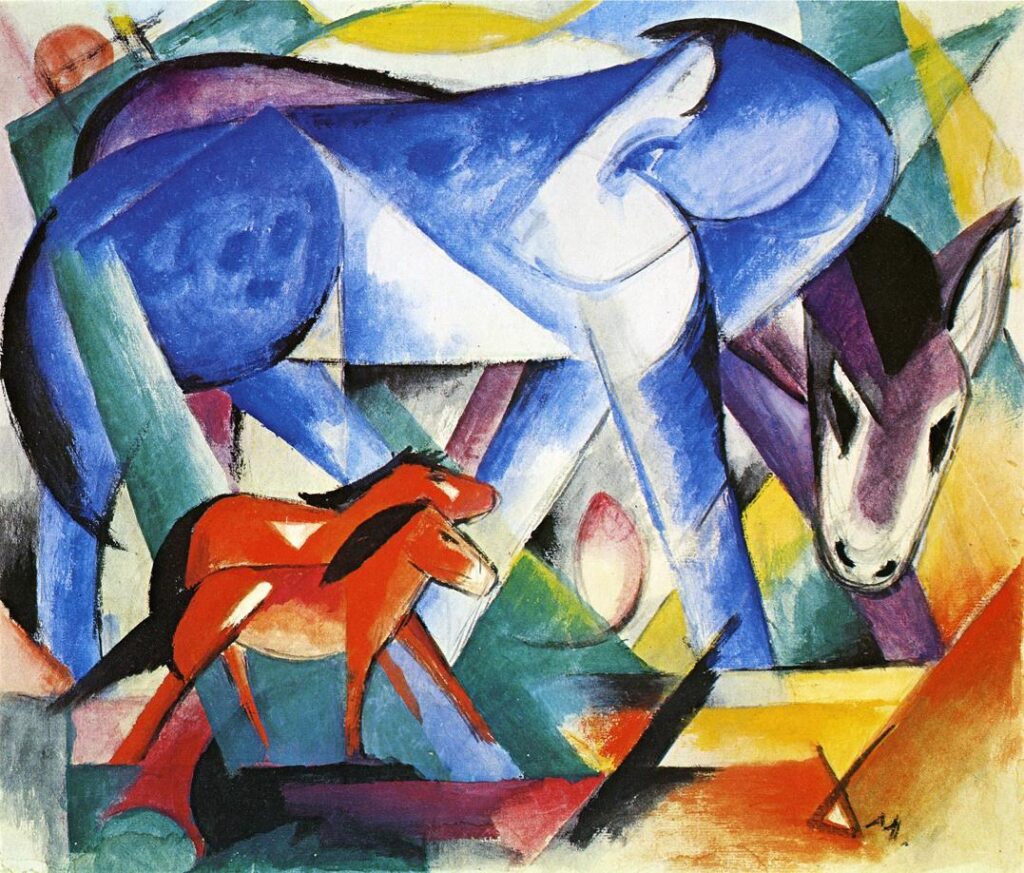 The First Animals (1913) - Franz Marc Tablo