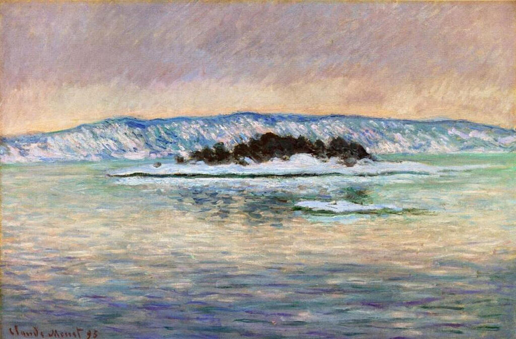 The Fjord, near Christiania (1893) - Claude Monet Tablo