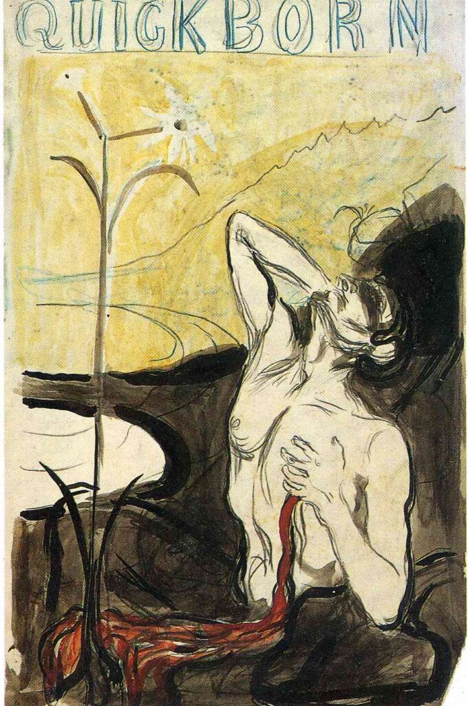 The Flower of Pain (1897) - Edvard Munch Tablo