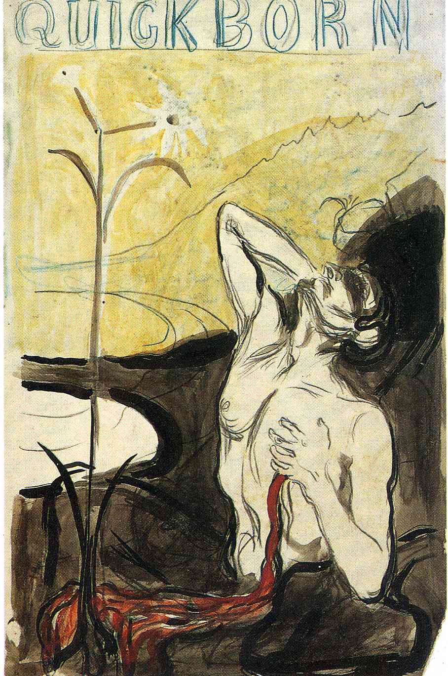 The Flower of Pain (1897) - Edvard Munch Tablo