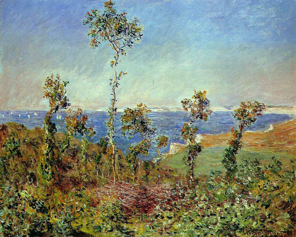 The Fonds at Varengeville (1882) - Claude Monet Tablo