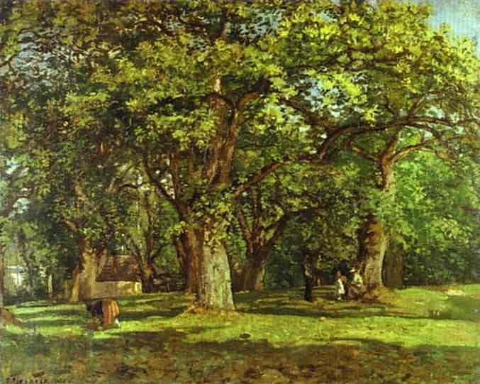 The Forest (1870) - Camille Pissarro Tablo