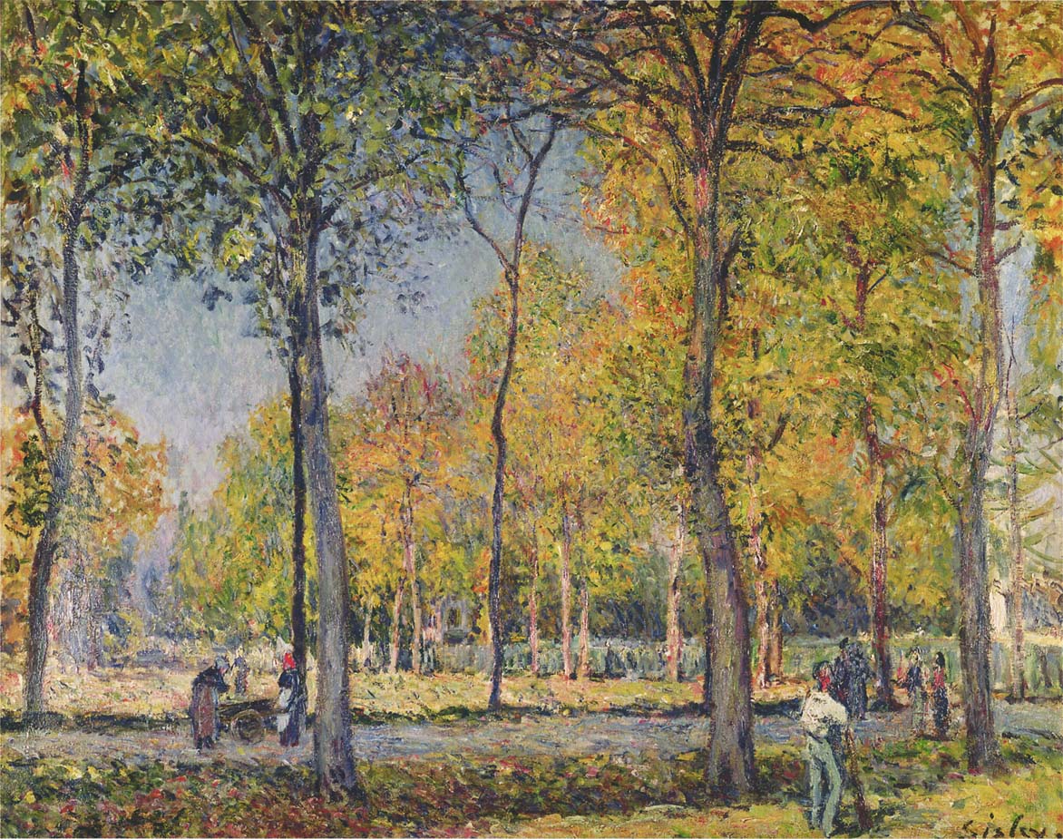 The Forest at Boulogne (1880) - Alfred Sisley Tablo