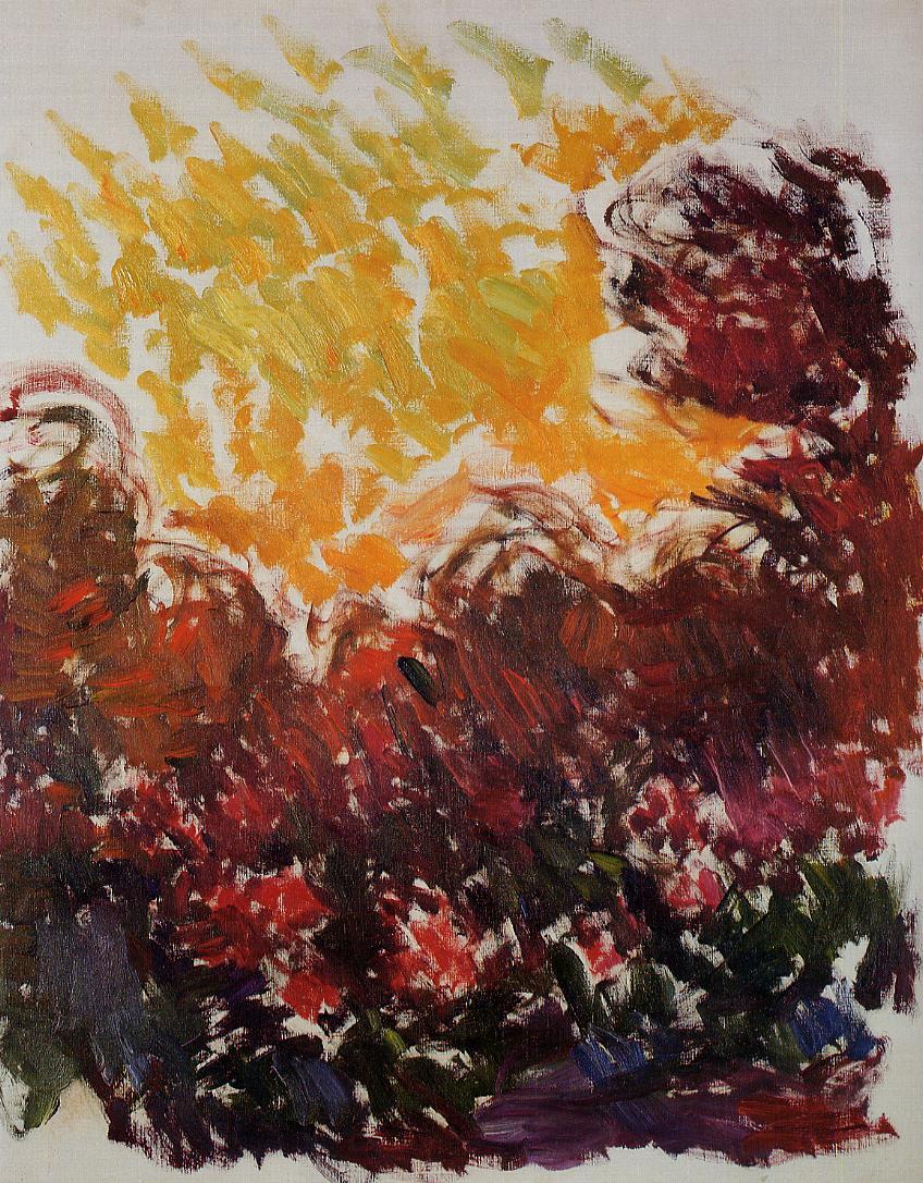 The Garden at Giverny (1922) - Claude Monet Tablo