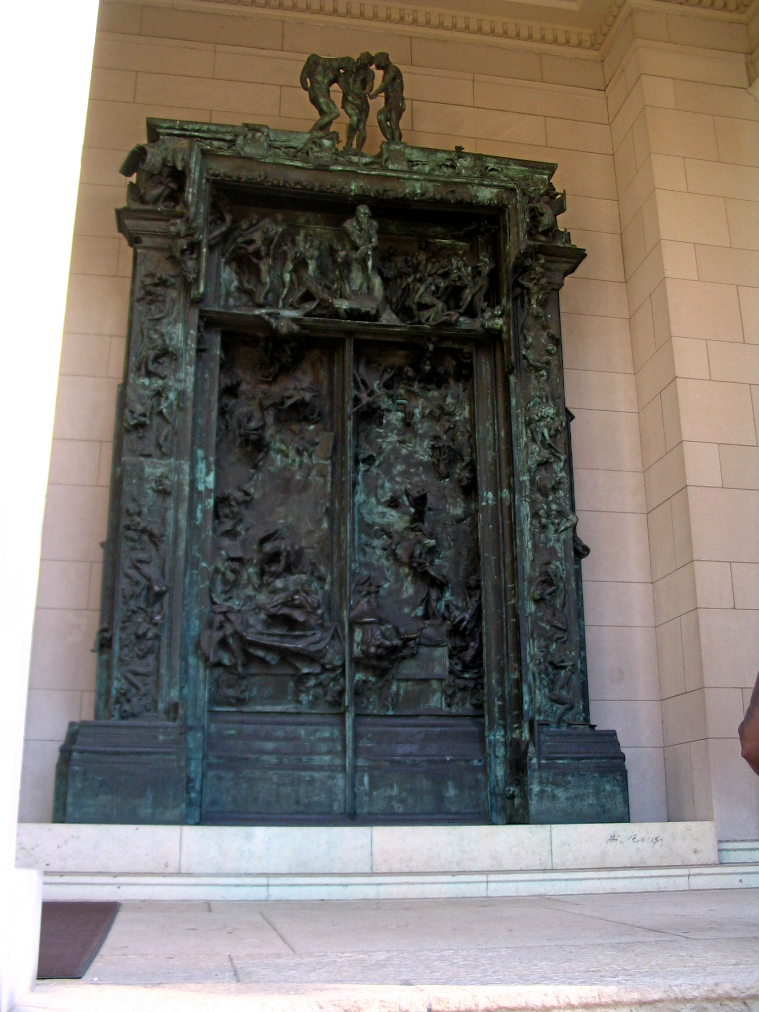 The Gates of Hell (1880) - Auguste Rodin Tablo