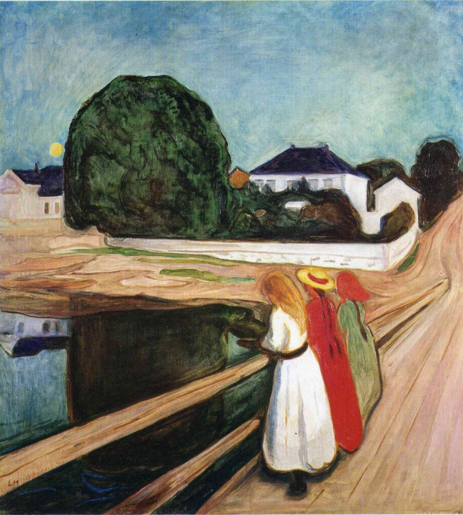 The Girls on the Bridge (1901) - Edvard Munch Tablo