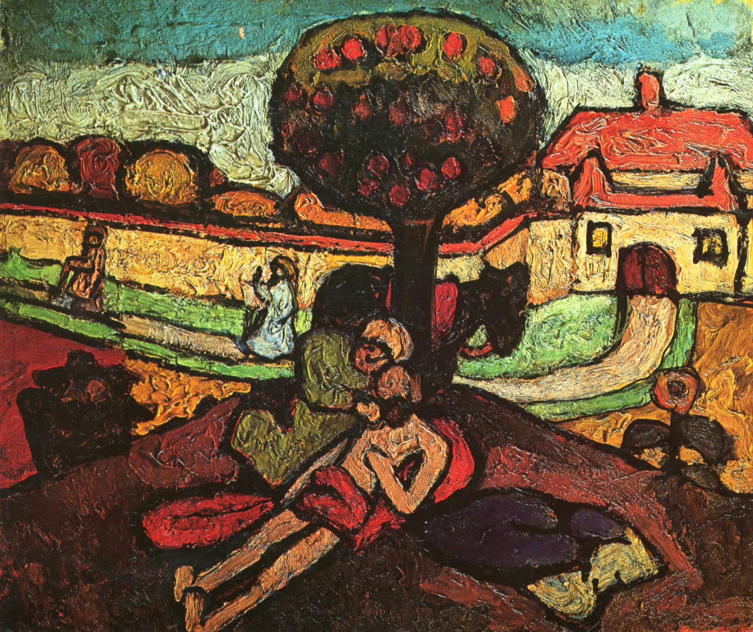 The Good Samaritan (1907) - Paula Modersohn-Becker Tablo