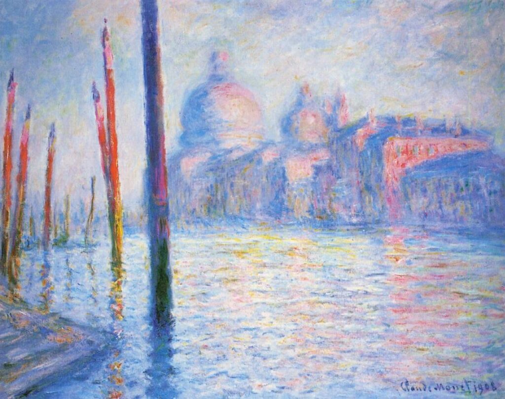 The Grand Canal 02 (1908) - Claude Monet Tablo