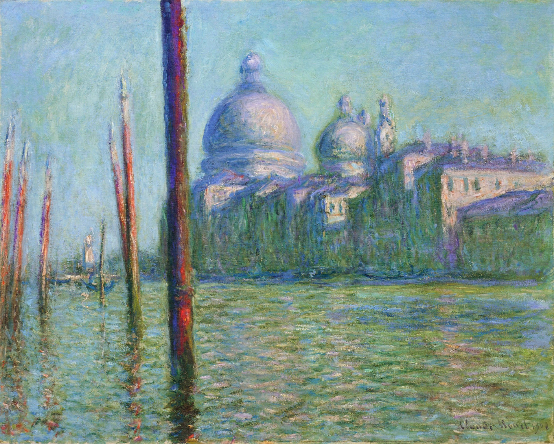 The Grand Canal 03 (1908) - Claude Monet Tablo