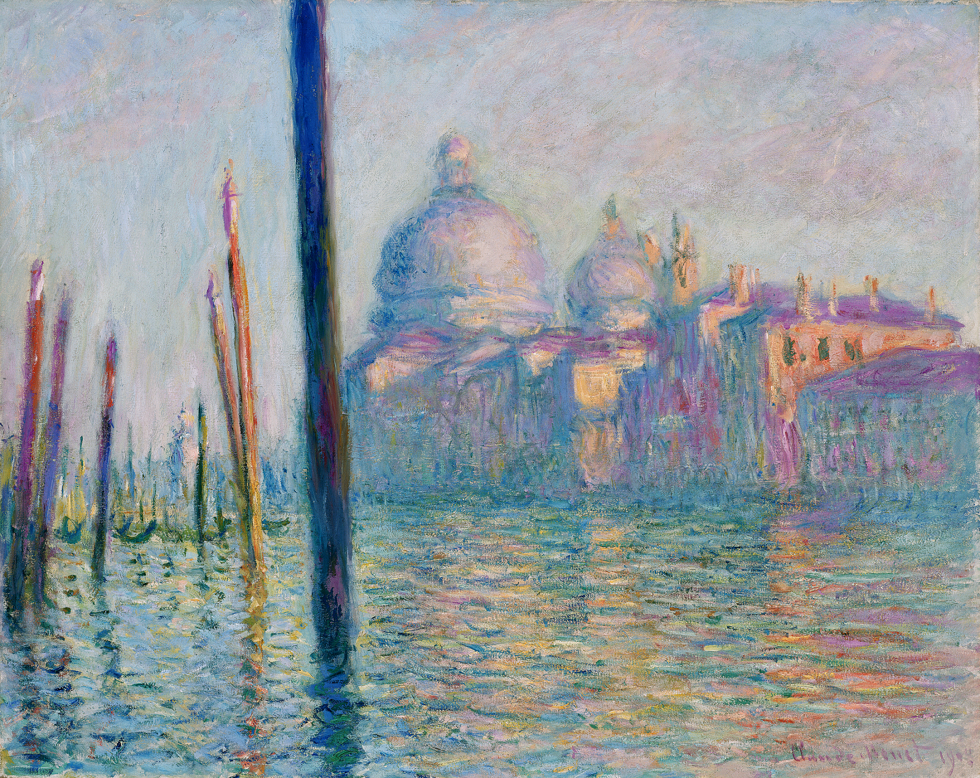 The Grand Canal in Venice 01 (1908) - Claude Monet Tablo