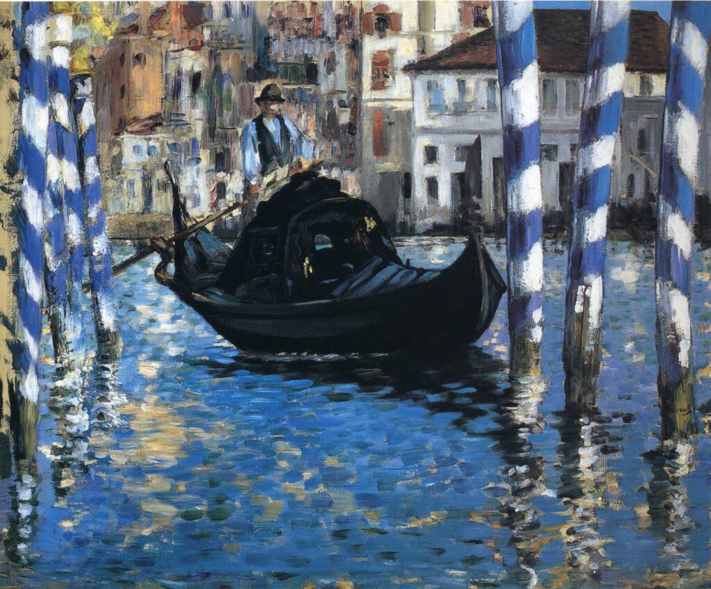 The Grand Canal of Venice (Blue Venice) (1875) – Edouard Manet Tablo