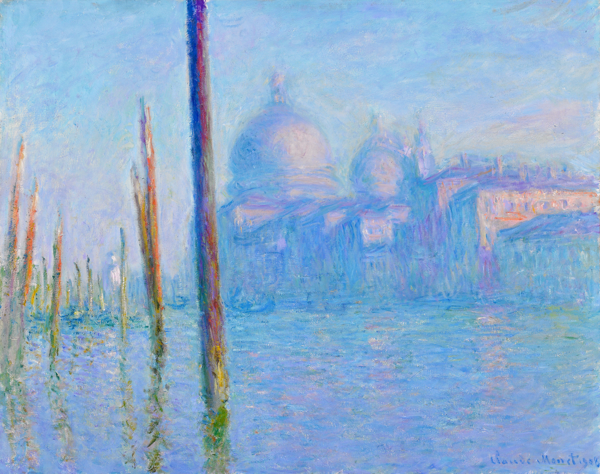 The Grand Canal, Venice (1908) - Claude Monet Tablo