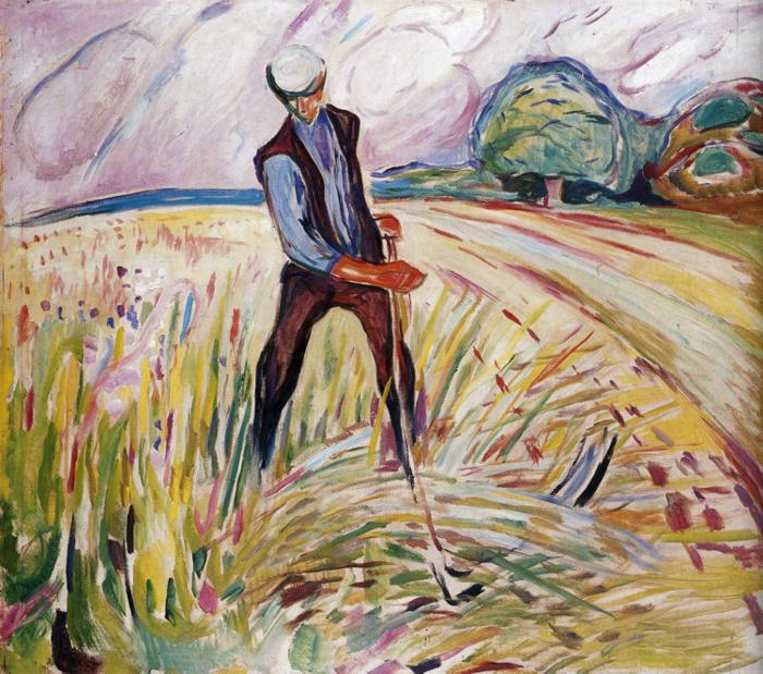 The Haymaker (1916) - Edvard Munch Tablo